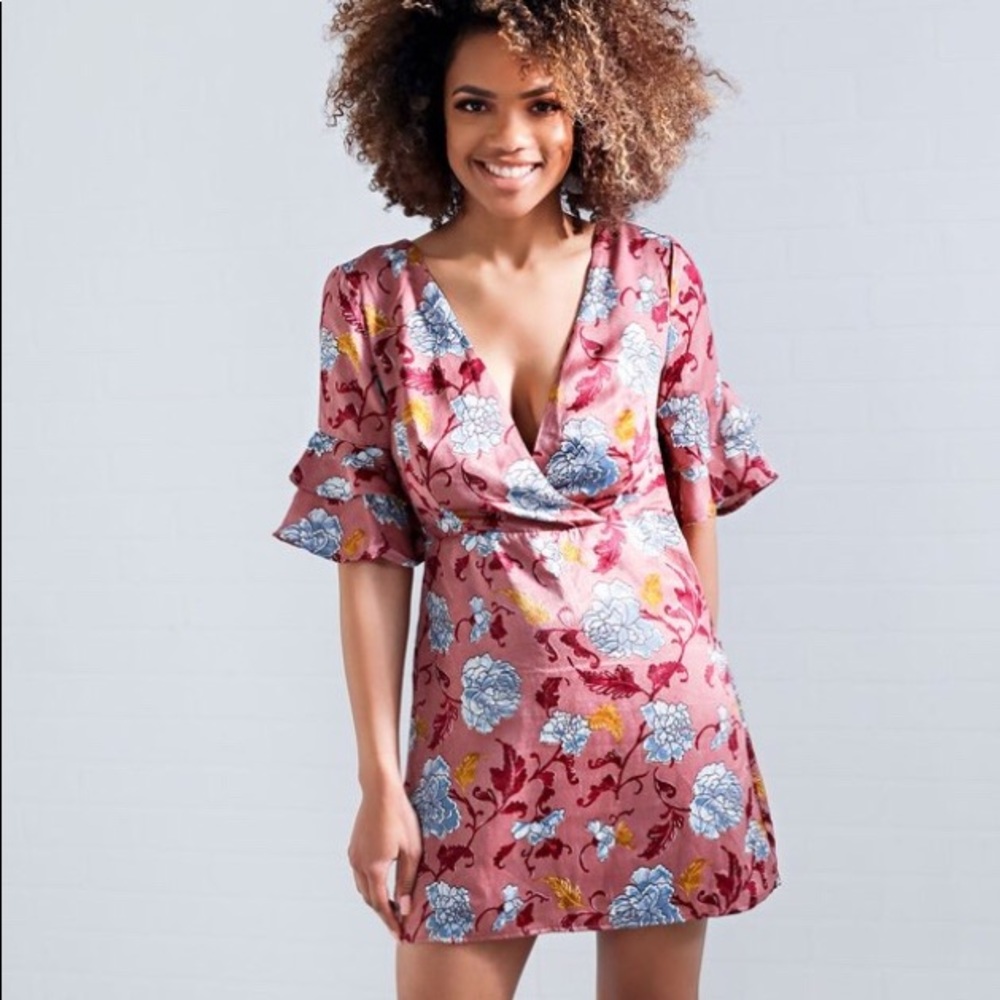 Printed Mini Dress